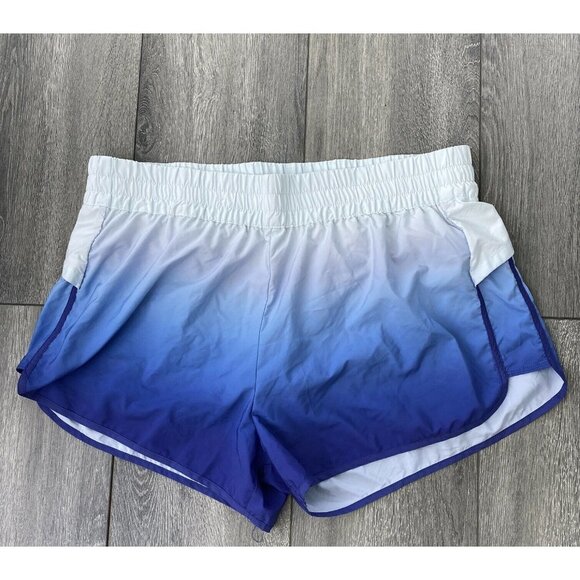 Peach Women Blue Athletic Shorts XL - Picture 1 of 6